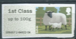 GROSBRITANNIEN GRANDE BRETAGNE GB POST&GO 2012 SHEEPS:SUFFOLK 1ST Up To 100g USED ON PAPER SG FS32 MI ATM 32 YT TD30 - Post & Go (distribuidores)
