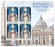 688613 MNH VATICANO 2014 BEATIFICACION DEL PAPA PABLO VI - Gebraucht