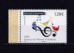 ANDORRE FRANCAISE 2021 TIMBRE N°865 NEUF** L'HYMME D'ANDORRE - Nuovi