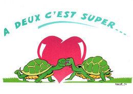 CPM - TORTUE - Illustration DOUMÉ Francky ... LOT 4 CP / Edition Lyna - Schildpadden