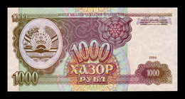 Tajikistán 1000 Rubles 1994 Pick 9 SC UNC - Tadschikistan