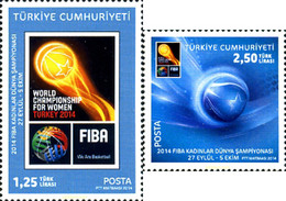 331938 MNH TURQUIA 2014 FIBA - Verzamelingen & Reeksen