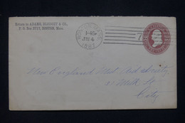 ETATS UNIS - Entier Postal Commercial De Boston En 1887 - L 134175 - ...-1900