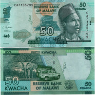 MALAWI       50 Kwacha       P-64[g]       1.1.2020       UNC  [ Sign. Kabambe ] - Malawi