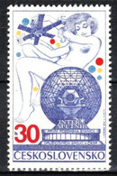 Tchécoslovaquie 1974 Mi 2200 (Yv 2045), Varieté, Position 9/2, Obliteré - Abarten Und Kuriositäten