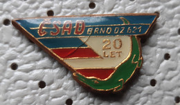 CSAD Brno DZ621 Bus Truck Company  Czechoslovakia CSSR Vintage Pin - Transports