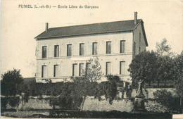 Fumel * Façade école Libre Des Garçons * Groupe Scolaire - Fumel