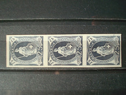 SWITZERLAND HELVETIA COLOR PROOF 25 C. (x3) (issued Without Mint) - Autres & Non Classés