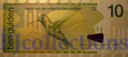 NETHERLANDS ANTILLES 10 GULDEN 2003 PICK 28c UNC - Antille Olandesi (...-1986)