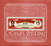 337705 MNH KIRIBATI 1981 BODA DEL PRINCIPE CARLOS Y LADY DIANA SPENCER - Kiribati (1979-...)