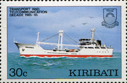 679122 MNH KIRIBATI 1986 TRANSPORTE - Kiribati (1979-...)