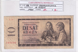 CECOSLOVACCHIA 10 KORUN 1960 P88 - Tschechoslowakei