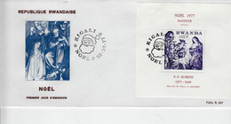 Rwanda Ocb Nr:  FDC BL79 (zie  Scan Als Voorbeeld ) - 1970-1979