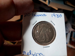 BELGIUM 20 FRANCS 1980 KM# 160 (G#19-84) - 20 Francs
