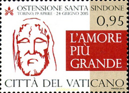 339422 MNH VATICANO 2015 MANTO DE TURIN - Used Stamps