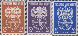 340057 MNH MALAYA 1962 CONTRA LA MALARIA - Spiders