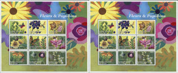 300566 MNH CONGO. República Democrática 2001 FLORES E INSECTOS - Afgestempeld