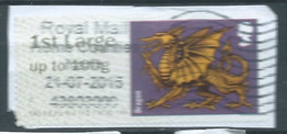 GROSBRITANNIEN GRANDE BRETAGNE GB 2015 POST&GO HERALDIC BEASTS: DRAGON 1ST LARGE Cup To 100g SG FS128 MI AT90  YT TD 89 - Post & Go Stamps