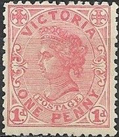 VICTORIA 1901 Queen Victoria - 1d. - Red MH - Ongebruikt