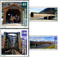 297864 MNH LIECHTENSTEIN 2013 PUENTES - Gebruikt