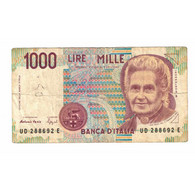 Billet, Italie, 1000 Lire, Undated (1990), KM:114b, TB - 1000 Lire