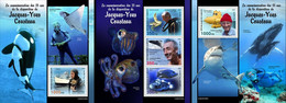 Djibouti 2022, Cousteau, Whales, Fishes, Diving, 3val In BF +2BF - Tauchen