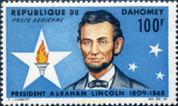 344019 MNH DAHOMEY 1965 CENTENARIO DE LA MUERTE DE ABRAHAM LINCOLN - Otros & Sin Clasificación