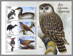 CHAD 2022 MNH Extinct Birds Ausgestorbene Vögel Oiseaux Disparues M/S - OFFICIAL ISSUE - DHQ2245 - Prehistorisch