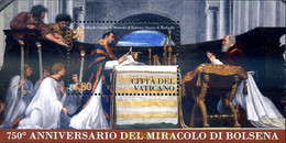 299254 MNH VATICANO 2013 750 ANIVERSARIO DEL MILAGRO DE BOLSENA - Usados