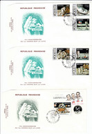 Rwanda Ocb Nr:  FDC 962 - 967 + BL84  (zie  Scan Als Voorbeeld ) - 1980-1989