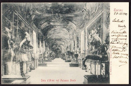 TORINO - PALAZZO REALE SALA D ARMI -  VIAGGIATA 1901 - F. P. - STORIA POSTALE - Palazzo Reale