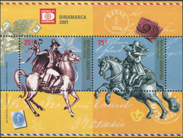 283851 MNH ARGENTINA 2001 EXPOSICION FILATELICA MUNDIAL - HAFNIA-91 - Usados