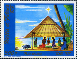 348765 MNH WALLIS Y FUTUNA 1987 NAVIDAD - Gebraucht