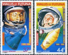 348764 MNH WALLIS Y FUTUNA 1981 20 ANIVERSARIO DEL PRIMER HOMBRE EN EL ESPACIO - Usati