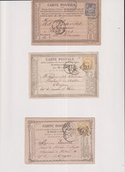 CARTES PRECURSEURS LOT DE 3 CP-TB-1874 - Vorläufer