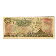 Billet, Costa Rica, 50 Colones, 1988, 1988-04-26, KM:253, TB - Costa Rica