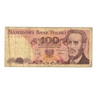 Billet, Pologne, 100 Zlotych, 1988, 1988-12-01, KM:143e, B - Pologne