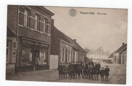 1 Oude Postkaart  VIERSEL - DIJK Dijkstraat - Zandhoven