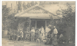 49    LA  MENITRE  CAFE  RESTAURANT  DE  LA  GARE  MATELOTTE  ET  FRITURE  DEJEUNERS  ET  DINERS  A  TOUTE  HEURE - Sonstige & Ohne Zuordnung