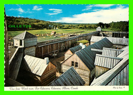 EDMONTON, ALBERTA - VIEW FROM WATCH-TOWER, FORT EDMONTON -  ALBERTA COLOR PROD. - - Edmonton