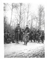 Photo De Guerre, Militaire Noté Au Dos>406E Ri HIVER 1914,  12*17.8 Sacnnes Et Description - Guerre, Militaire