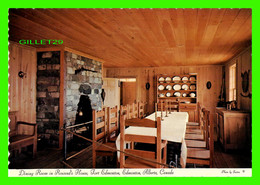 EDMONTON, ALBERTA - FORT EDMONTON, DINING ROOM IN ROWAND'S HOUSE - PHOTO BY SUTTON -  ALBERTA COLOR PROD. - - Edmonton