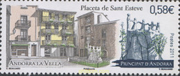 275325 MNH ANDORRA. Admón Francesa 2011 PLAZA DE SANT ESTEVE - Collezioni