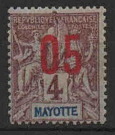 Mayotte - 1912   -  N° 22   Neufs * - MLH - Ongebruikt