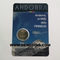 2 Euro ANDORRA 2017 PIRINEUS - COINCARD - NEUF - NUEVA - NEW 2€ - Andorre