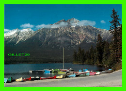 JASPER, ALBERTA - PYRAMID MOUNTAIN, JASPER NATIONAL PARK - TRAVEL IN 1991 - HIGH COUNTRY COLOR - - Jasper