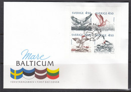 Schweden 1992. Mare Balticum. FDC - Cartas & Documentos