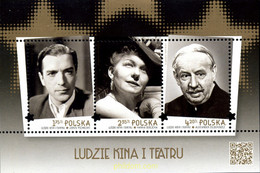 353559 MNH POLONIA 2015 ACTORES DE TEATRO - Zonder Classificatie