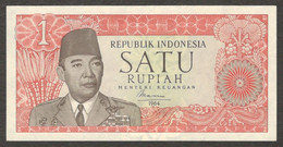 Indonesia 1 Rupiah President Soekarno 1964 GEM UNC Taken From Bundle - Indonésie