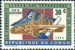 354390 MNH CONGO 1963 AYUDA AL CONGO DE LA COMUNIDAD ECONÓMICA EUROPEA - FDC